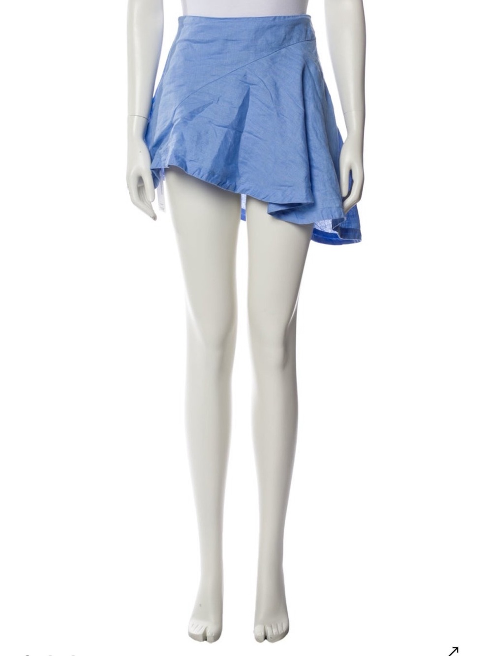 FAITHFULL THE BRAND ANTIBES ASYMMETRICAL MINI SKIRT size XS